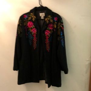Louis Dell’Olio 1X embroidered jacket
